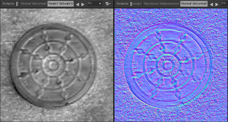 Bitmap2materialの使い方 3 Height Map Normal Mapの作り方 Cgrad Project