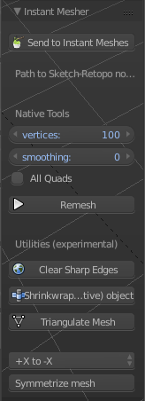 instance mesher panel