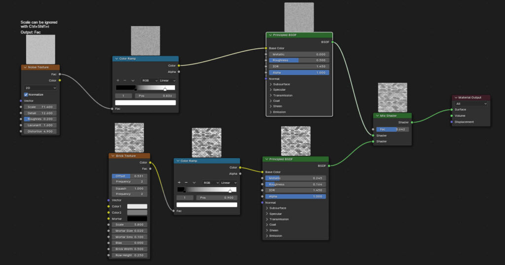 Shader Editor display